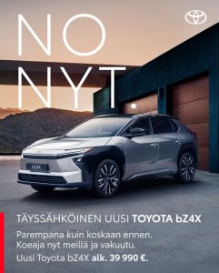 Täyssähköinen uusi Toyota bZ4X on erinomainen ajettava, aidosti tilava, tyylikäs sisältä ja