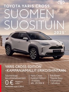 Suomalaisten suosikki, eikä suotta: Toyota Yaris Cross on kokoaan suurempi, ketterä crossover