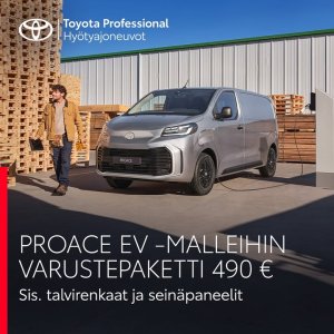 Nyt valikoituihin Proace-malleihin korko- sekä huoltoleasing-tarjouksia