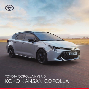 Koko kansan Corolla on Suomen suosituin hybridi ja automalli. Nyt Corolla-malleihin talvirenkaat
kevytmetallivantein 490 €. Saat...