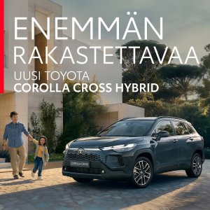 Tähän koko perheesi rakastuu: uusi, entistäkin tyylikkäämpi Toyota Corolla Cross Hybrid ihastuttaa
