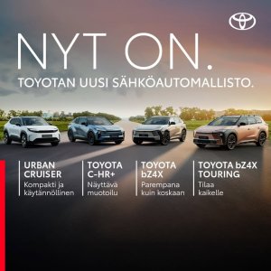 Nyt on. Toyotan uusi, upea sähköautomallisto: tyyliä, tehoa ja tilaa