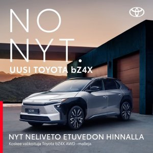 Parempana kuin koskaan ennen: uusi täyssähköinen Toyota bZ4X alkaen 39 990 €